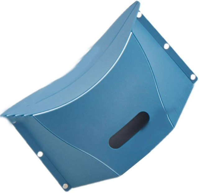 Faltbarer Outdoor-Hocker von shoemst aus Kunststoff in Dunkelblau - Bild 1