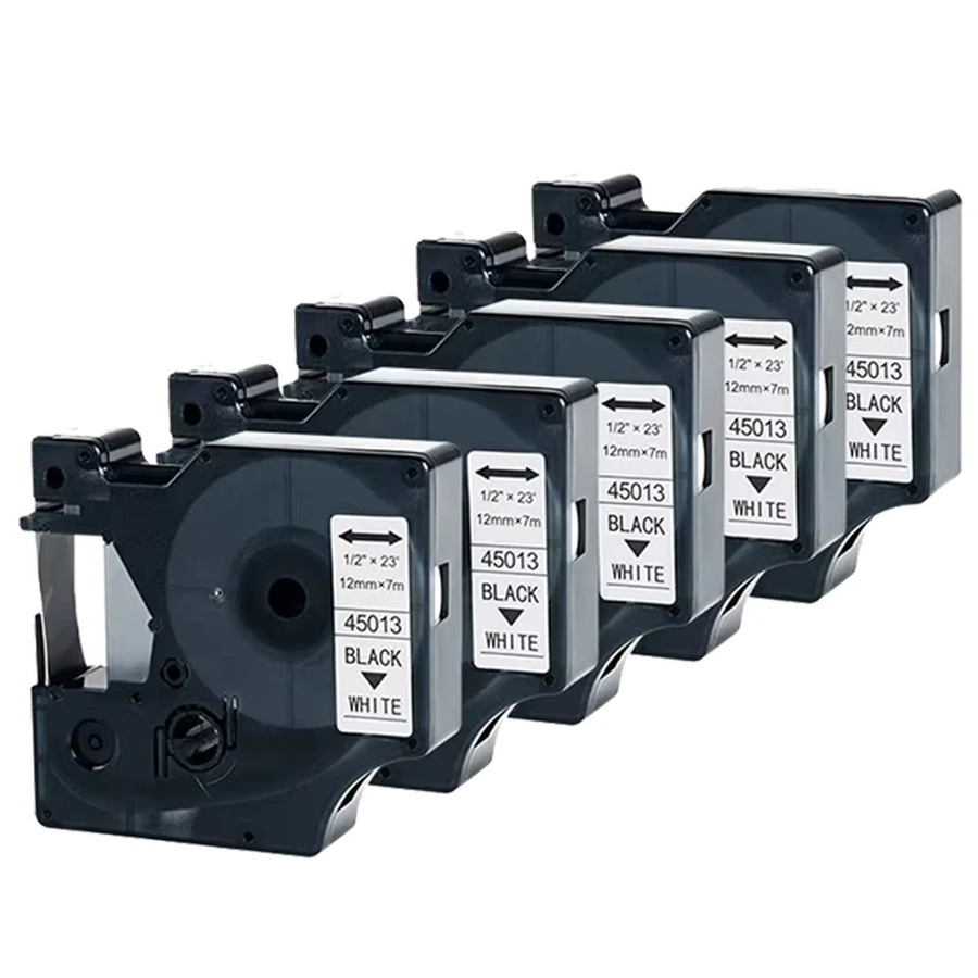Dymo D1 Etikettenband Schwarz auf Weiß, 12 mm für Dymo LabelManager und Etikettendrucker - Bild 6