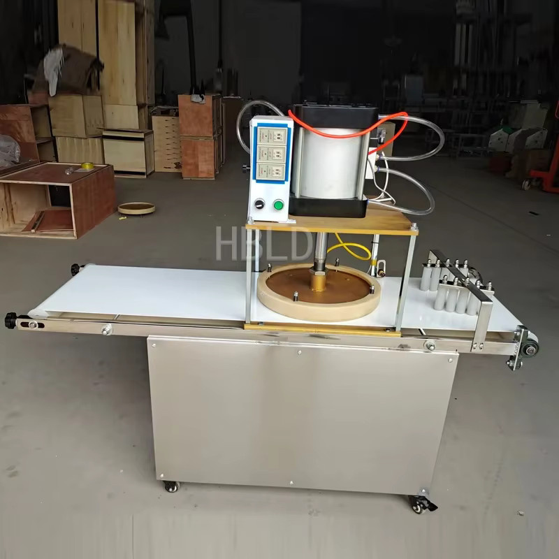 Multifunktionale HBLD Pizzapresse und Nudelmaschine aus Edelstahl in Blau und Silber - Bild 4