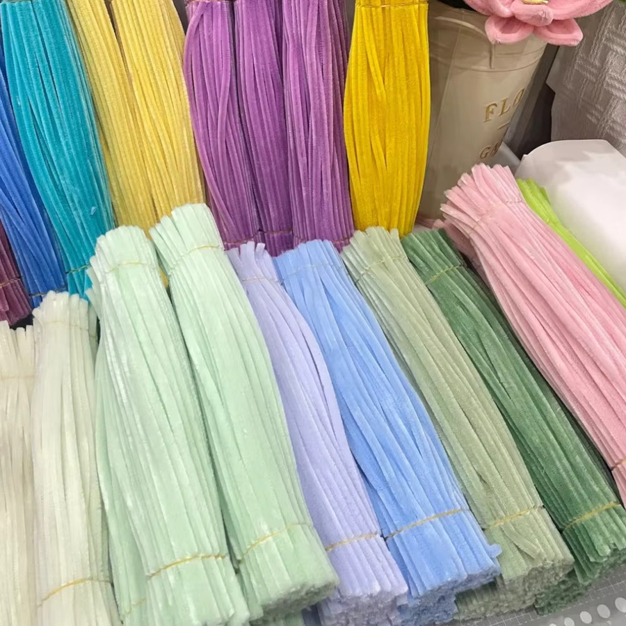 200 Stück bunte Chenille-Pfeifenreiniger in 8 Farben für Bastelarbeiten und DIY-Kunsthandwerk - Bild 2