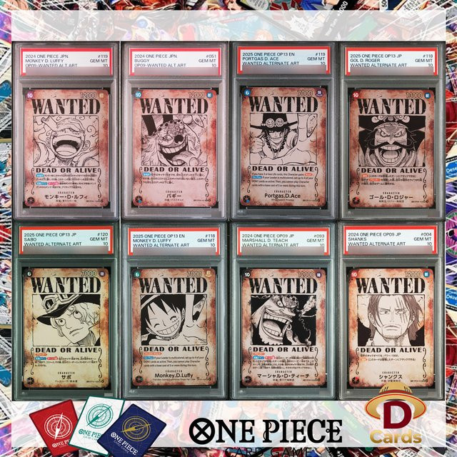 Bandai One Piece Wanted Alternate Art Poster, Spiel-Sammelrepliken - Bild 1