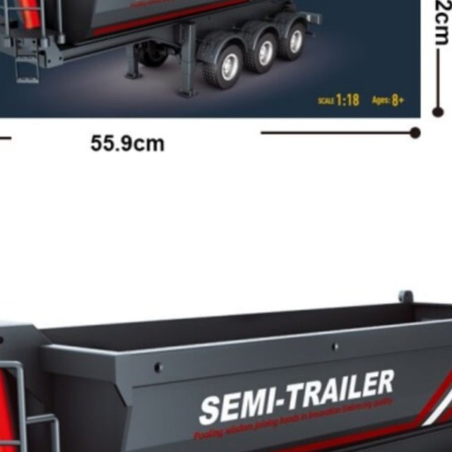 Huina RC-Sattelkipper, Modell, 1:18, elektrische Hebefunktion, ab 8 Jahren - Bild 1