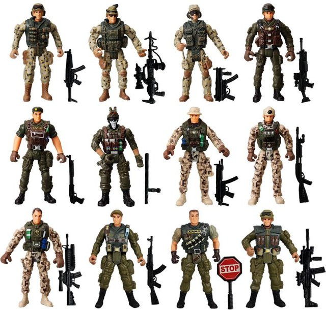 Yiran toy 1 Militär Actionfiguren Spielset 1:18 - Bild 1