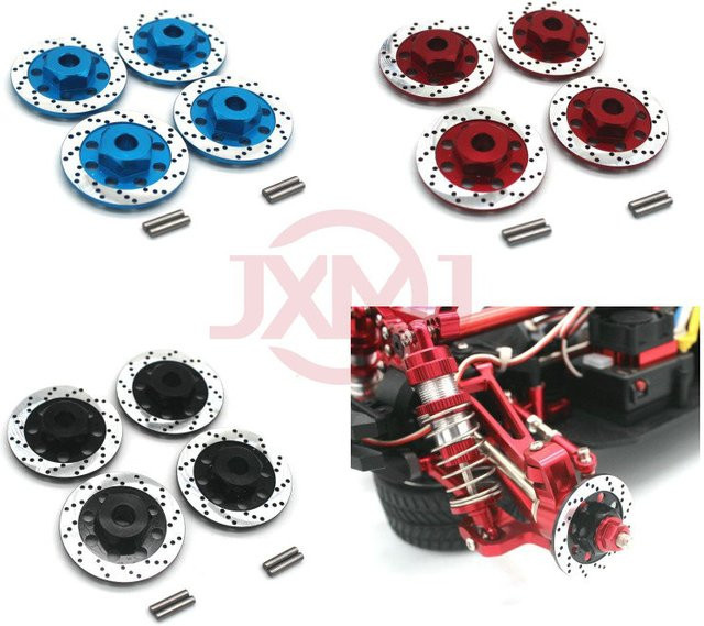 MJX H16V3 RC Metall-Simulations-Scheibenbremse, 12mm Anschlusszubehör, Rot - Bild 1