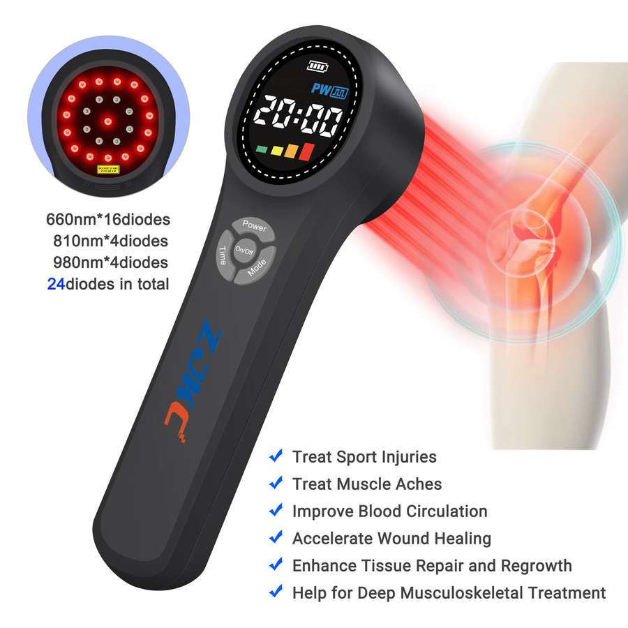 ZJKC Niederenergetisches Lasertherapiegerät Rotlichttherapie, Unisex - Bild 5