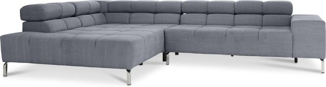 Polsterecke CATELYN 2.0 LOFT in Beige und Grau mit Stoffbezug aus Baumwolle und Leinen, L-Form linksseitig, B/T/H: 213 x 150 x 43 cm - Bild 1