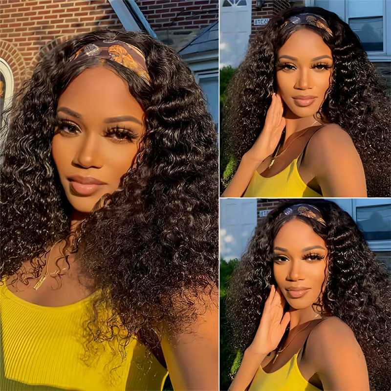 FIUMER Haarband-Perücke aus Echthaar, Body Wave, Damen - Bild 3