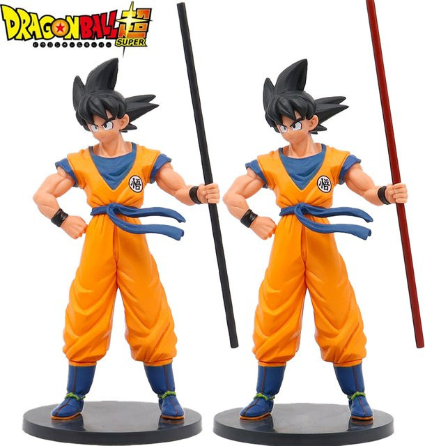 Bandai Dragon Ball Son Goku Super Saiyajin Anime Figur, Schwarz und Rot, Einzelfigur - Bild 1