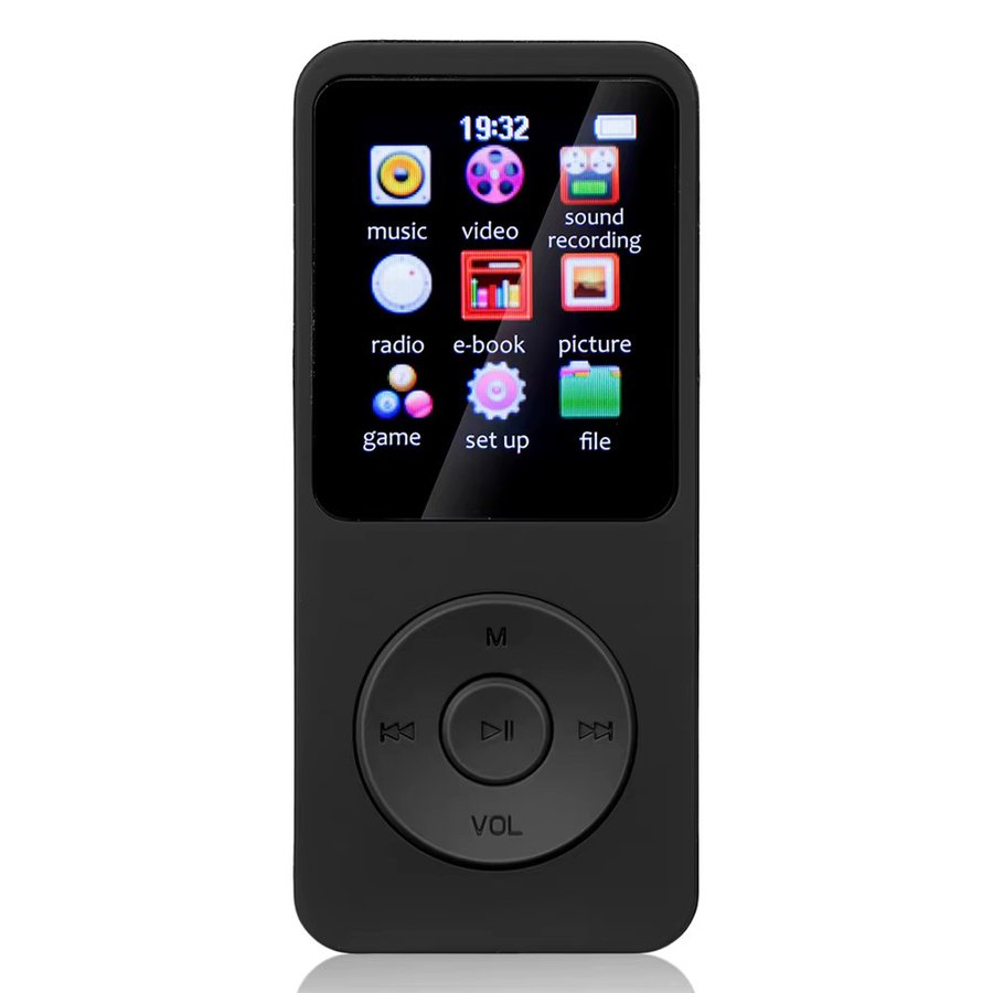 Tragbarer Mini MP3-Player von occkic mit Bluetooth 4.0, HiFi Musik-Walkman, FM-Radio und Sprachrekorder in Schwarz oder Weiß - Bild 5