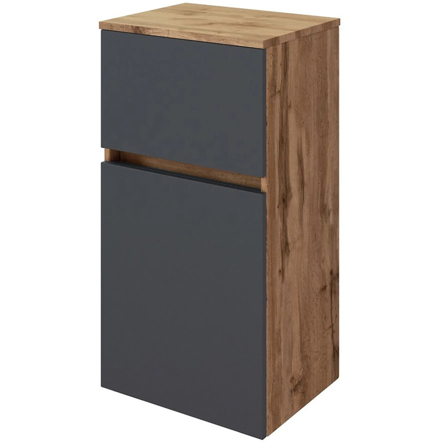 Held Möbel Unterschrank Bari in matt Grau-Wotaneiche, Breite: 40 cm, Höhe: 79 cm, Tiefe: 35 cm - Bild 2
