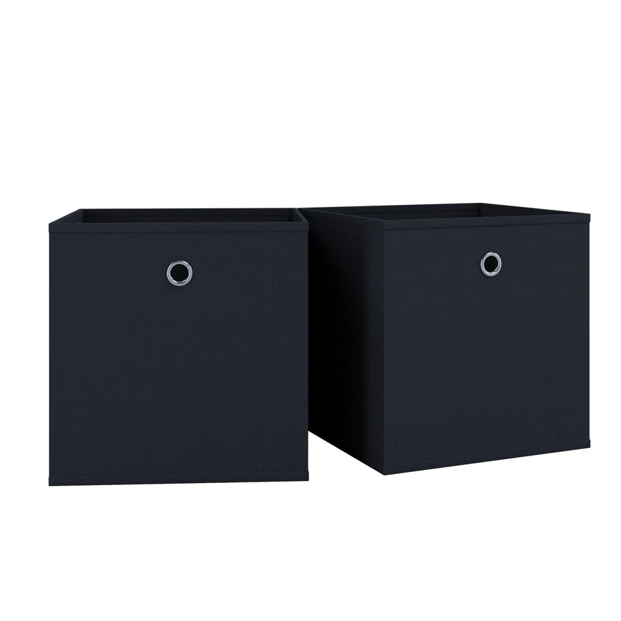 VCM Aufbewahrungsbox Boxas aus Stoff in Schwarz, faltbar, B/T/H: 28,0 x 27,0 x 27,0 cm - Bild 2