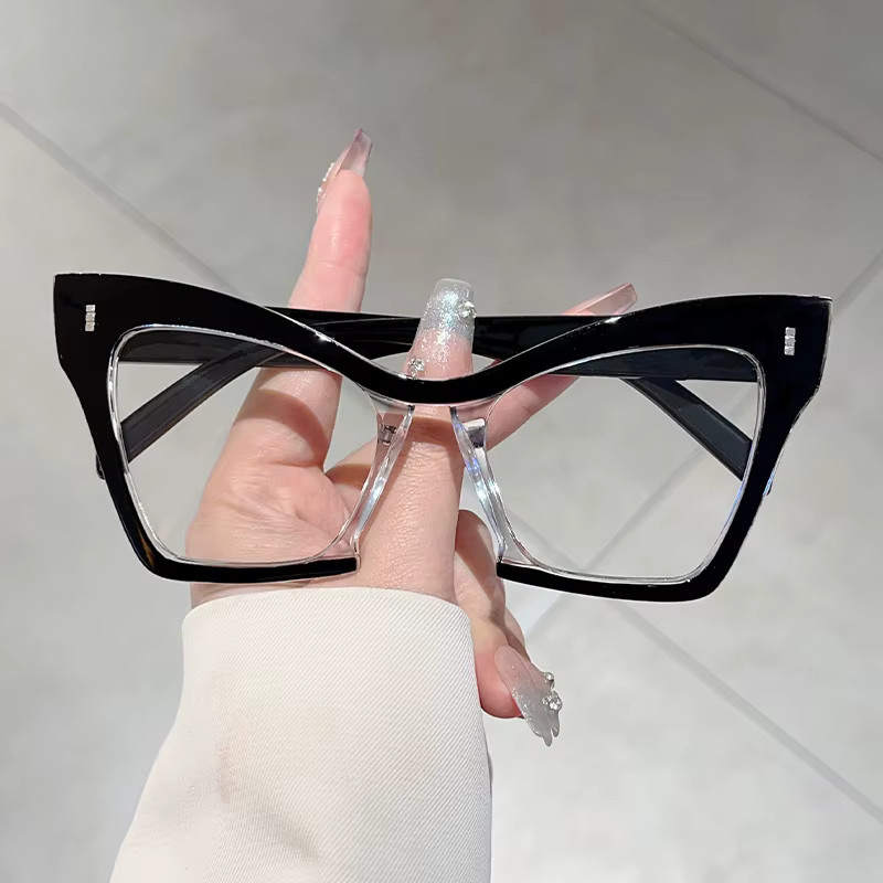 KAMMPT Korrektionsbrille Cat Eye, Vollrand, transparent, Kunststoff, Damen - Bild 1