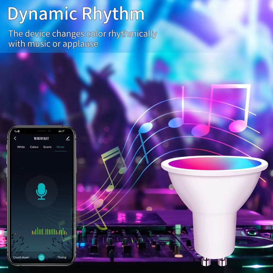 Cozylife Smart LED Glühbirne E27 mit RGB, CW und WW, Wifi und Bluetooth Steuerung für Alexa und Google Assistant - Bild 4