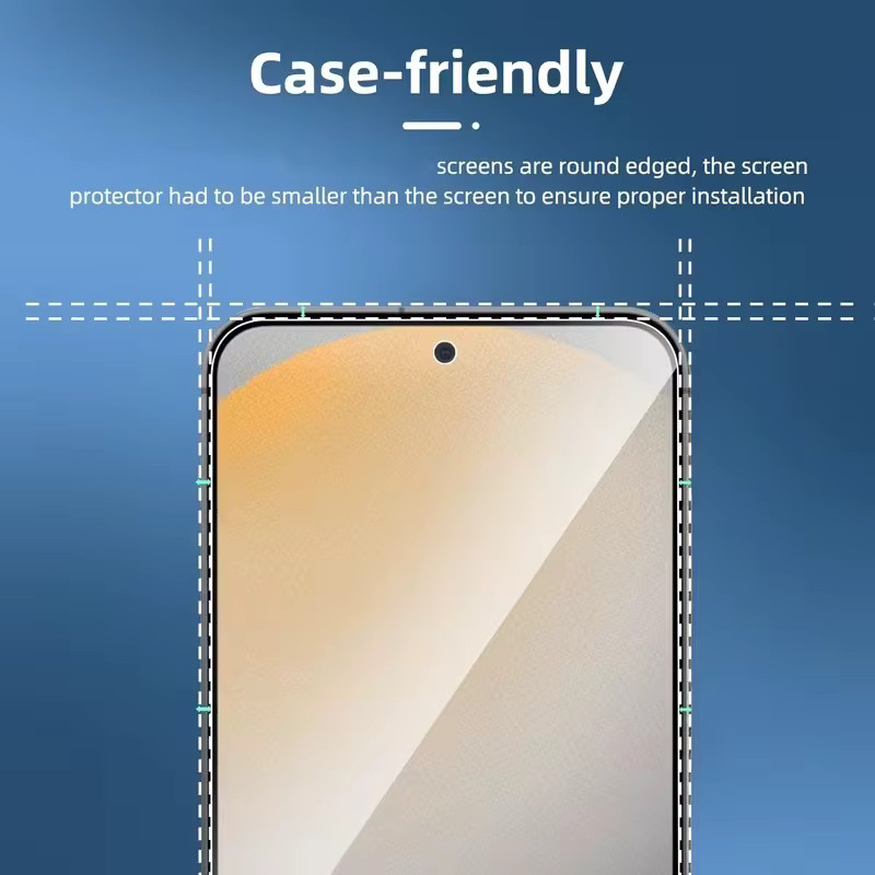 3 Stück Displayschutzfolien aus gehärtetem Glas für Samsung Galaxy A72 5G, transparent - Bild 5