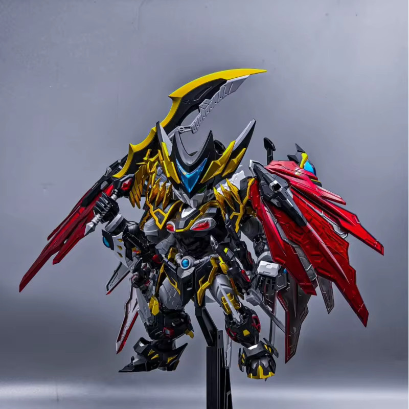 Bandai Motor Kern Gan Jiang Q Version Actionfiguren Montage Modell Kit, mit Legierung Skelett, Cape Effekt, Bunt / Mehrfarbig - Bild 3