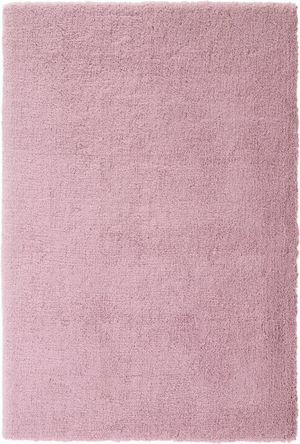 Runder Microfaser Teppich von Heine Home in Mauve und Pink, 100% Polyester, für Fußbodenheizung geeignet - Bild 1