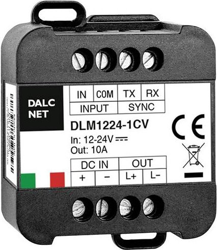 Dalcnet DLM1224-1CV Dimmer 1-Kanal in Schwarz - Bild 1