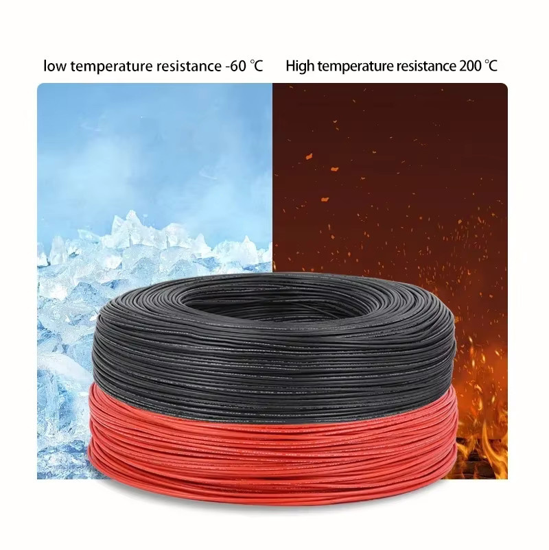 UL3239 Silikondraht Hochtemperaturdraht 30-8 AWG Weich Hochspannungskabel 3KV in Blau oder Mehrfarbig - Bild 3