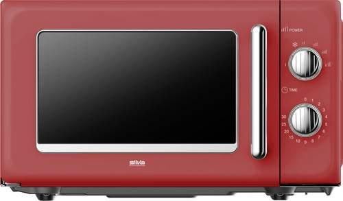 Silva Homeline Mikrowelle Solo in Rot mit 700 W und 20 l Volumen - Bild 1