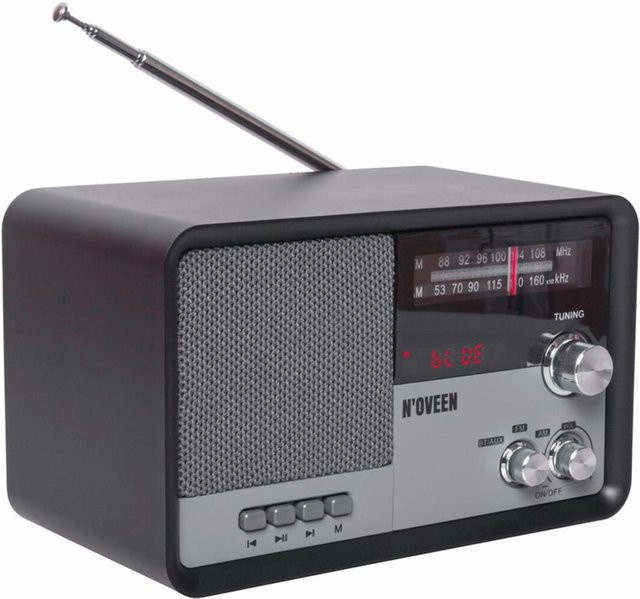 Noveen Tragbares Bluetooth Radio in Schwarz - Bild 1