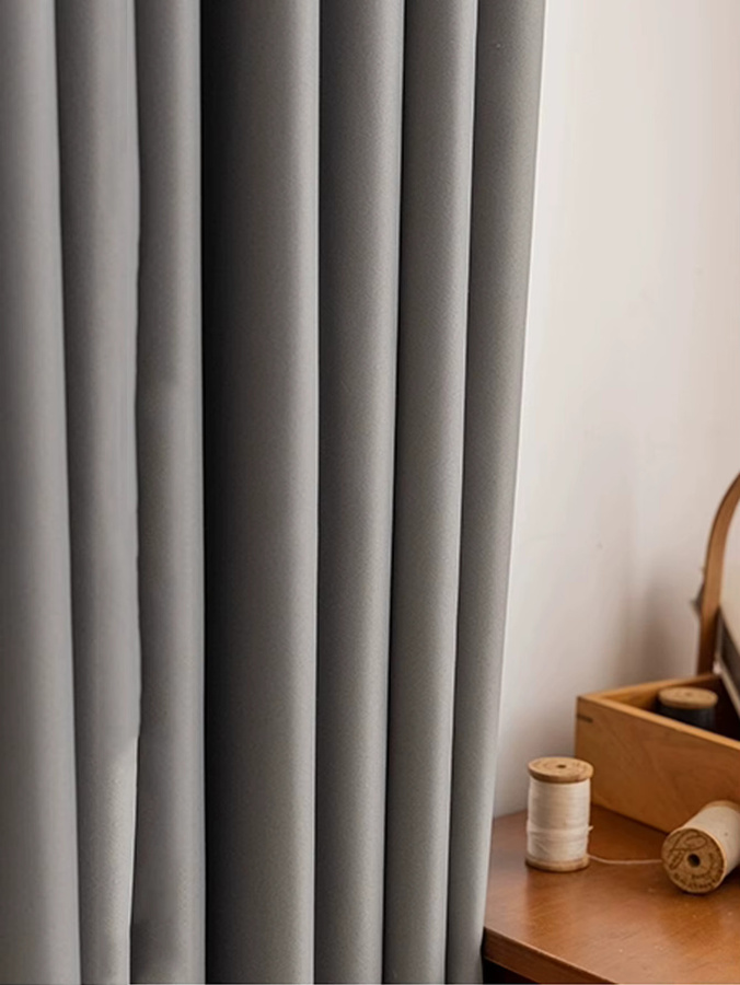 CENTURyMiG Verdunkelungsvorhänge Grau, thermoisolierende Blackout-Vorhänge aus Polyester mit Ösen für Schlafzimmer und Wohnzimmer - Bild 2