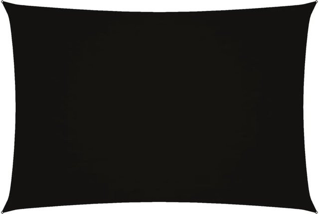 Furnicato Sonnensegel aus PU-beschichtetem Oxford-Gewebe, rechteckig, Schwarz, B x T: 5 x 3 m - Bild 1