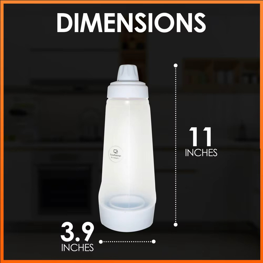 XMSJ Waffelteigspender und Teigmischflasche mit 1000 ml Fassungsvermögen für Pfannkuchen und Kuchenteig - Bild 3