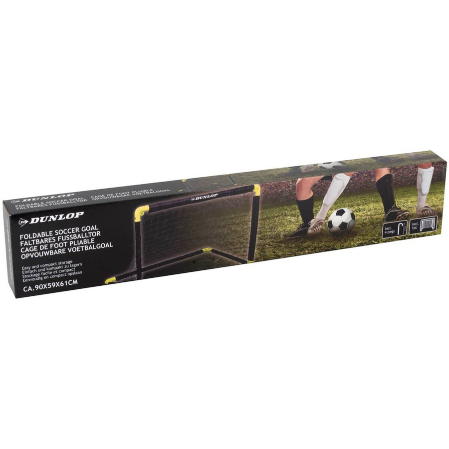 Dunlop faltbares Fußballtor, schwarz - Bild 2