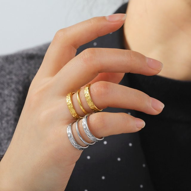 Cazador Ring, Edelstahl, goldener, Damen - Bild 1