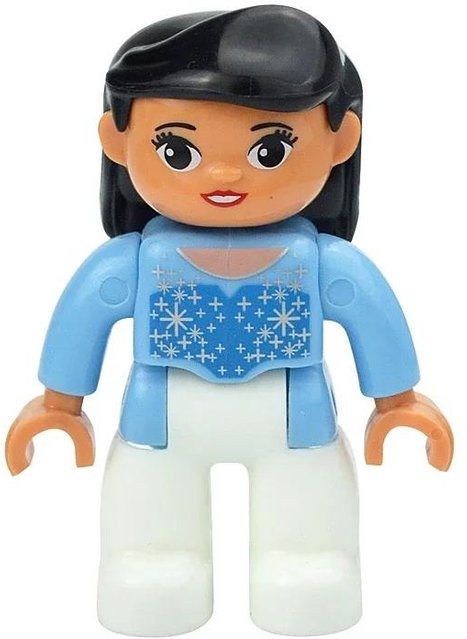 Yiran toy Familienfiguren Baustein, Prinzessin, Piraten, Polizei, ab 3 Jahren - Bild 1