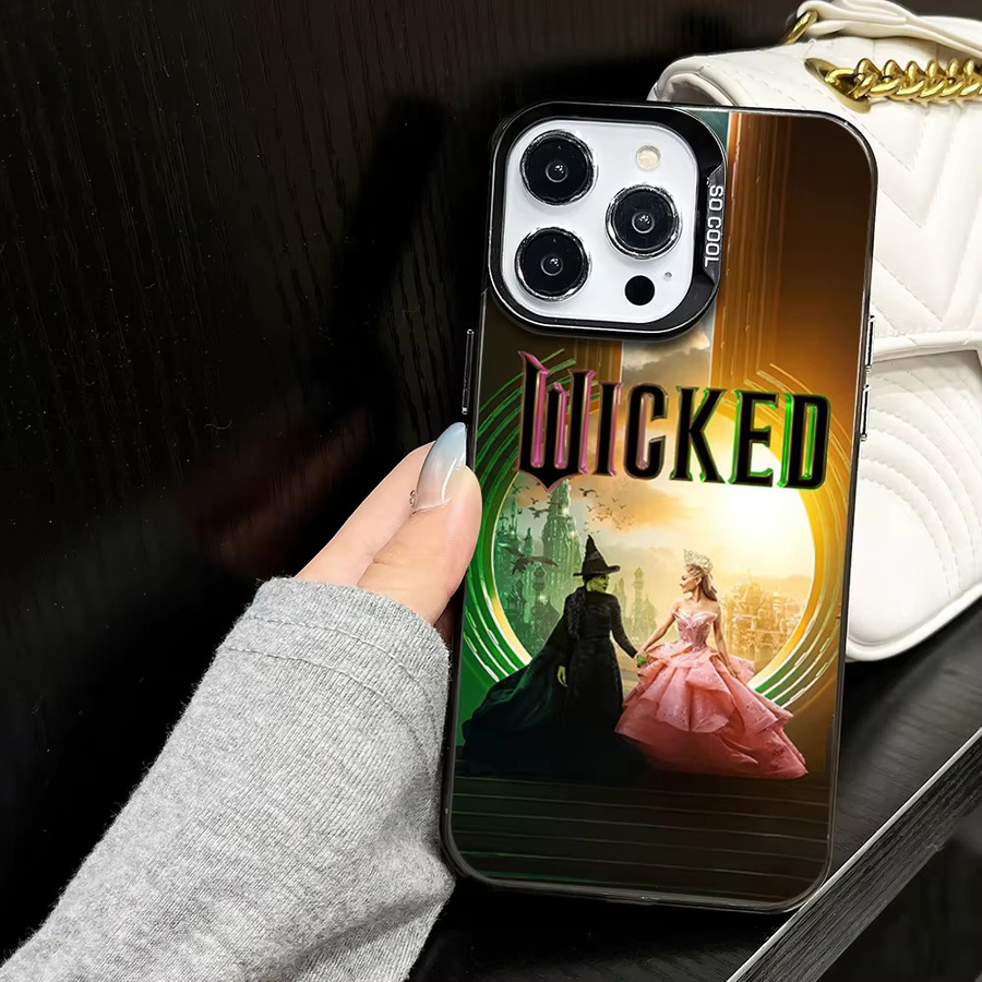 W-Wicked Part One GlindaS Handyhülle mit Lens Circle für iPhone 16 15 14 13 12 Pro Max Plus Laser Shell in Multicolour - Bild 2