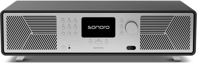 Sonoro Internetradio Avaton SO-3500-100-MGS in Graphit Matt und Silber - Bild 1