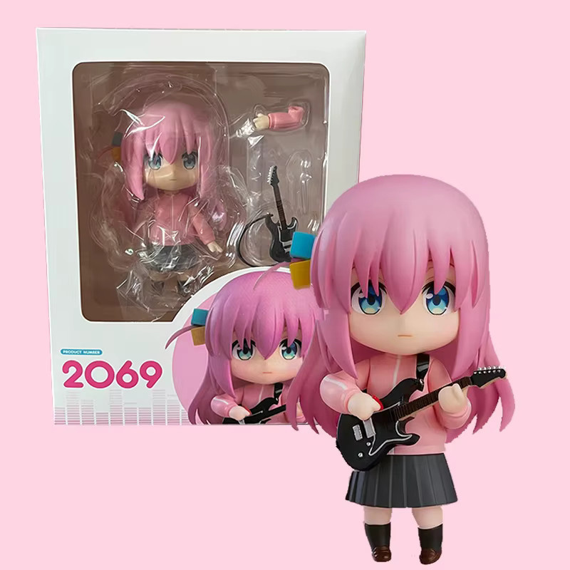 Bandai Bocchi The Rock! Hitori Goto Anime-Mädchenfigur aus pinkem PVC - Bild 2