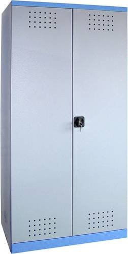 Aerotec 20142007 TYP I Umwelt-Schrank in Blau (RAL 5015) und Lichtgrau (RAL 7035), B/H/T: 92,0 x 192,0 x 38,0 cm - Bild 1
