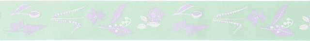 Rico Design Paper Poetry Taftband Blumenwiese in Grün - Bild 1