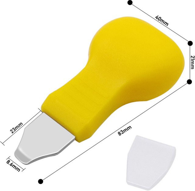 VIBRATITE Gelber Gehäuseöffner und Hebelwerkzeug als Reparaturwerkzeug für Uhren und Handarbeit - Bild 1