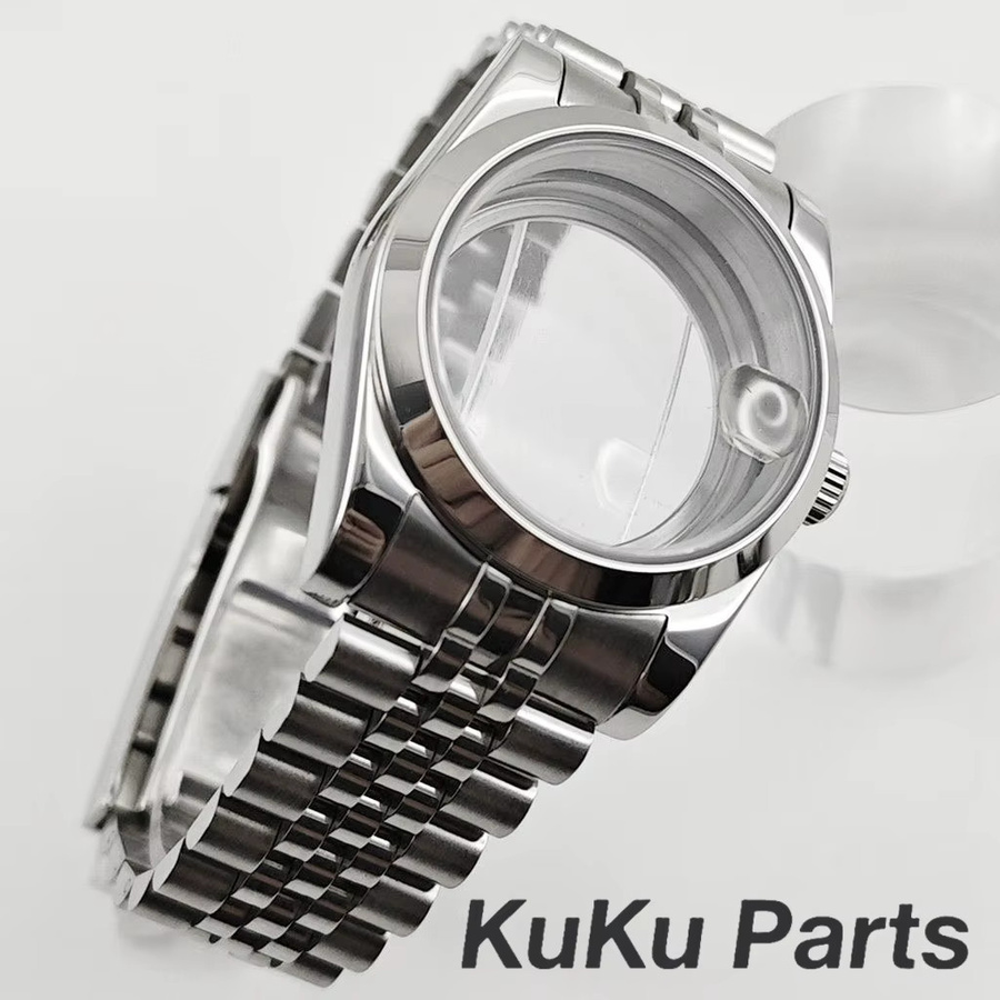 HUANXIAO Uhrengehäuse Edelstahl, Saphirglas, Jubilee Armband, 36mm/40mm - Bild 2