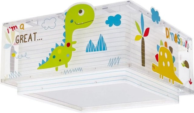 Dalber Deckenleuchte Dinosaurier für das Kinderzimmer in Multicolour und Transparent - Bild 1