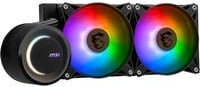 MSI MAG CORELIQUID E240 AIO Wasserkühlung in Schwarz und Multicolour für LGA1151, LGA1200, LGA1700, AM4 und AM5 - Bild 1