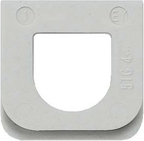 Siemens DELTA fläche IP44 Schiebenippel für Leitungseinführung in Weiß 5TG4205 - Bild 1