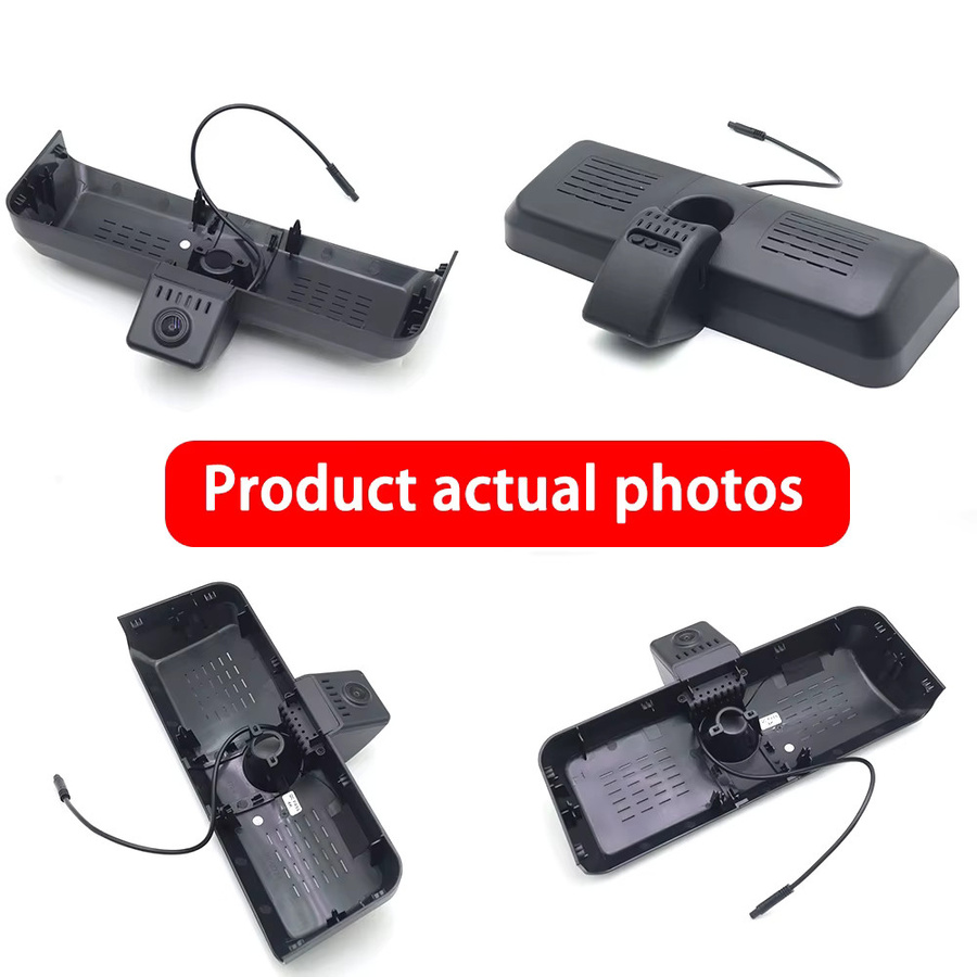 ZJCGO 4K Dashcam mit Front- und Heckkamera für BAW EMC 212 T01 T10 Explorer 01 2024 2025 2026, WLAN, Plug-and-Play, Schwarz - Bild 5