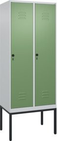 C+P Spind Classic PLUS Spind mit 2 Abteilen, Gestell aus Stahl, H x B x T: 212 x 80 x 50 cm - Bild 1
