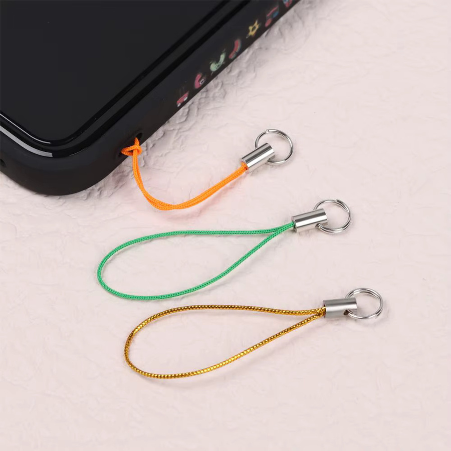 100 Stück Drahtseil Schlüsselanhänger Lanyard für Handy und Schmuck Bastelmaterial in Multicolor - Bild 2