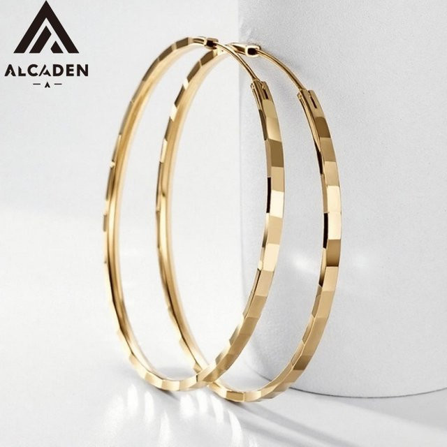 ALCADEN Ohrringe Edelstahl, Gold, Damen - Bild 1
