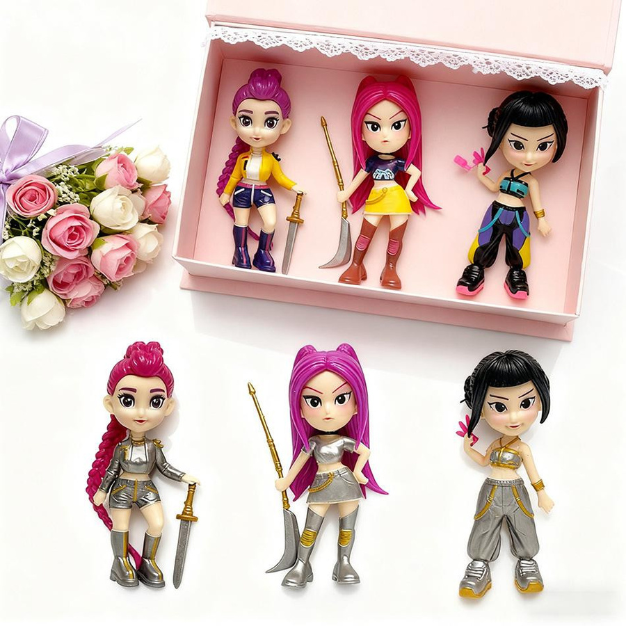 Fashnics Kpop Devil Hunter Actionfiguren PVC Bunt / Mehrfarbig - Bild 3