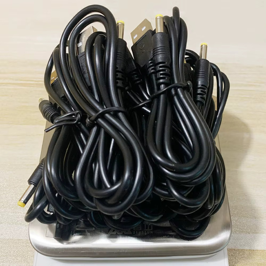 USB zu DC Ladekabel für Sony PSP 1000 2000 3000, 5V 2A Power Adapter mit 4,0 x 1,7 mm Anschluss, Schwarz, Länge: 1 m - Bild 4