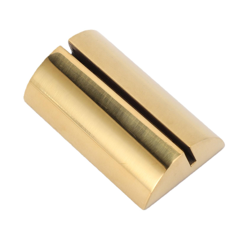Fishine Tischnummernhalter aus massivem Edelstahl in Gold, halbkreisförmig für Restaurant, Hochzeit, Party oder Büro - Bild 2