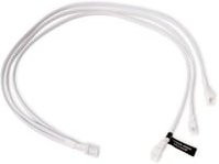 Alphacool Y-Kabelsplitter 4-Pin auf 3x 4-Pin PWM, Farbe: Weiß, Länge: 60 cm - Bild 1