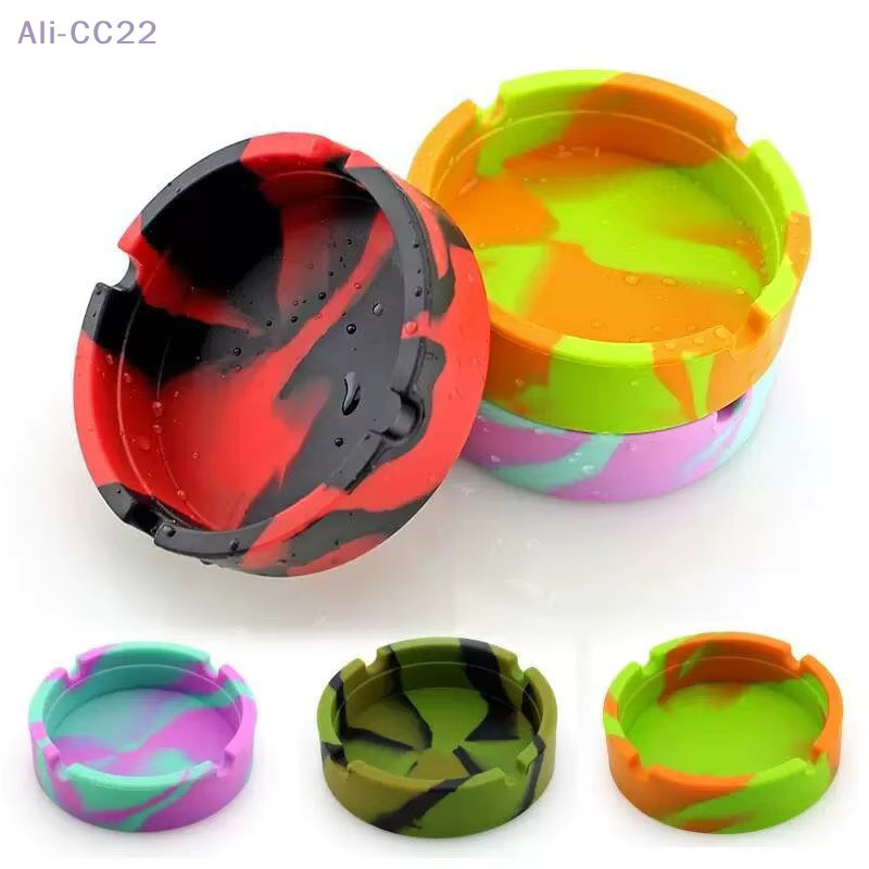 JETTING Tragbarer Camouflage-Aschenbecher aus weichem Silikon in Multicolour - Bild 2