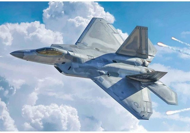 Italeri US F-22A Raptor, Modell, 1:48, Grau - Bild 1